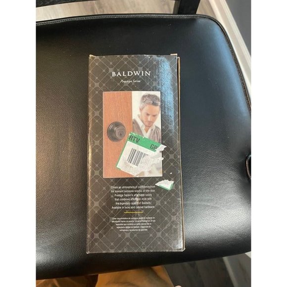 Baldwin Prestige 380 Round Single Cylinder Deadbolt Featuring SmartKey in Veneti - Picture 3 of 5